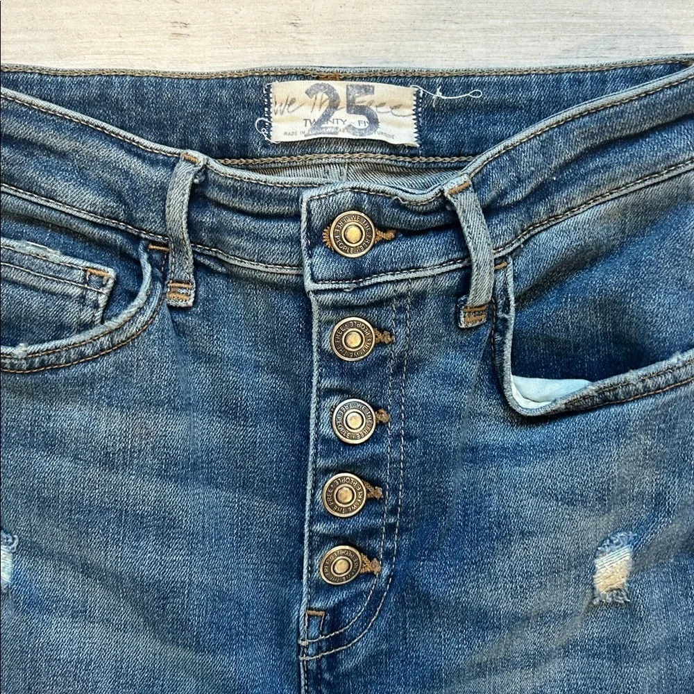 Free People We The Free skinny high rise ankle jeans size 25